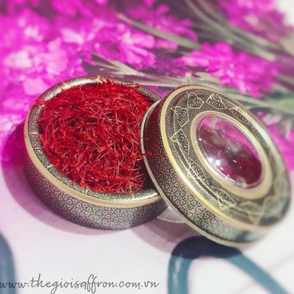 NHỤY HOA NGHỆ TÂY BAHRAMAN NEGIN 1g – SAFFRON BAHRAMAN HỘP THIẾC 1g CHÍNH HÃNG