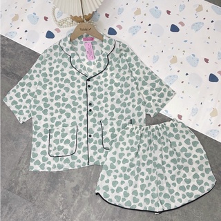 ĐỒ BỘ MẶC NHÀ PYJAMA CỘC ĐÙI CHẤT LỤA MANGO HÃNG CAO CẤP (NHIỀU MẪU)