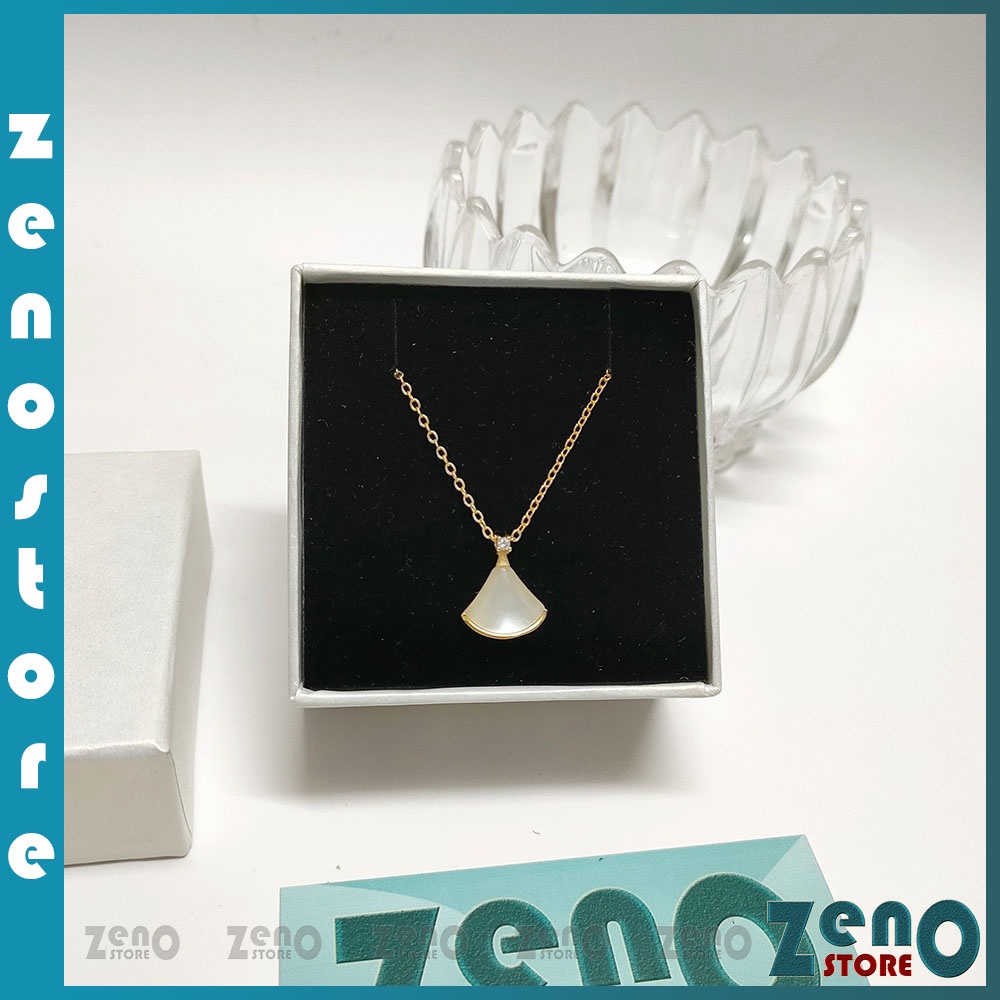 Vòng cổ Fritillary titan (full box) DC08, dây chuyền đơn giản, cá tính phong cách Hàn Quốc