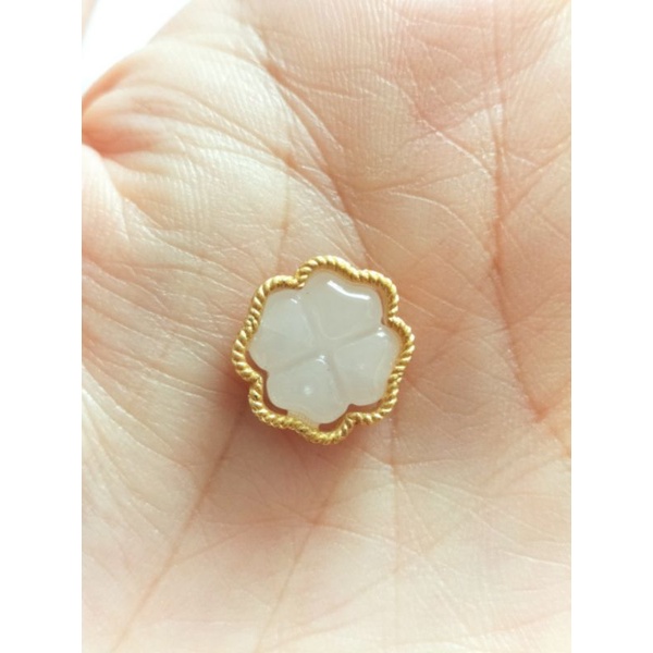 Charm nepal cỏ 4 lá may mắn tài lộc bền mic vòng tay vòng trầm ý nghĩa