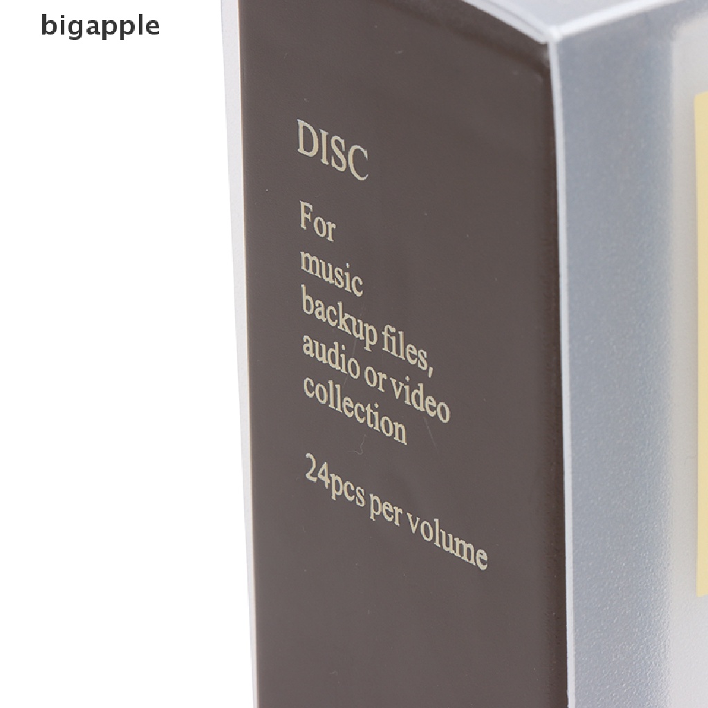 bigapple 24 Disc CD DVD Organizer Holder Storage Case Hard Album Capacity Box Portable RDG