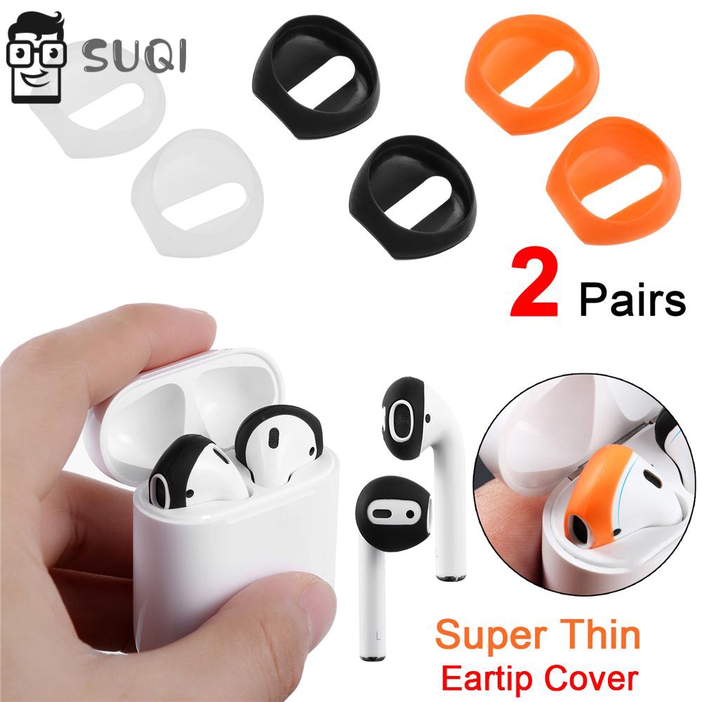 Bộ 2 Cặp Nút Tai Nghe Bằng Silicone Cho Tai Nghe Airpod