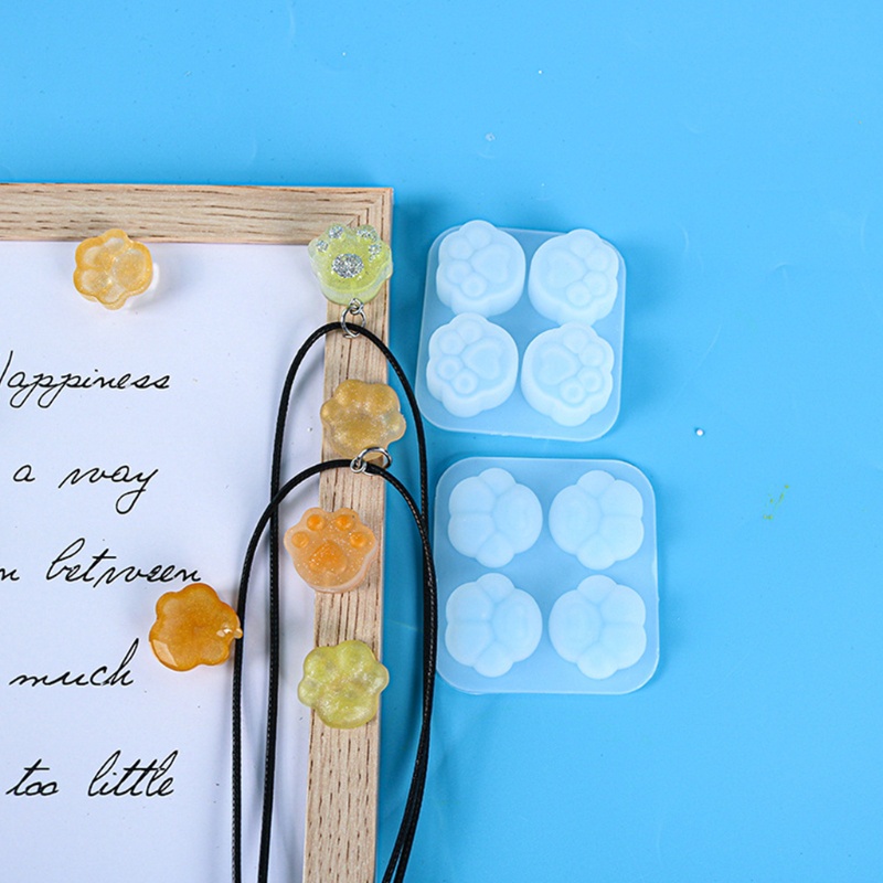 Khuôn Làm Móc Khóa Hình Móng Mèo Bằng Nhựa Resin DIY