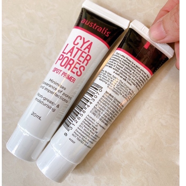 Kem lót che phủ lỗ chân lông, kiềm dầu, giữ lớp make up lâu trôi - Australis Cya Later Poes Spot Primer