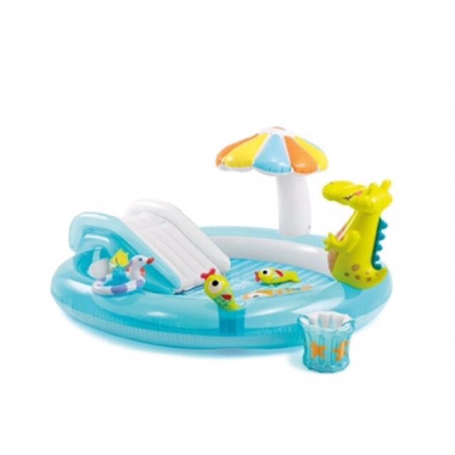 Bể bơi cầu trượt cho Bé