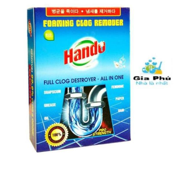 Bột thông cống Hando 100g hàng xuất khẩu (Phân phối bởi Gia Phú )