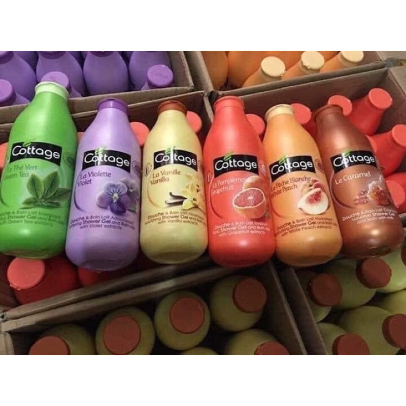 Sữa tắm dưỡng thể trắng da mùi hương trái cây  Cottage - Pháp 750ml - 2Do Comestics | BigBuy360 - bigbuy360.vn