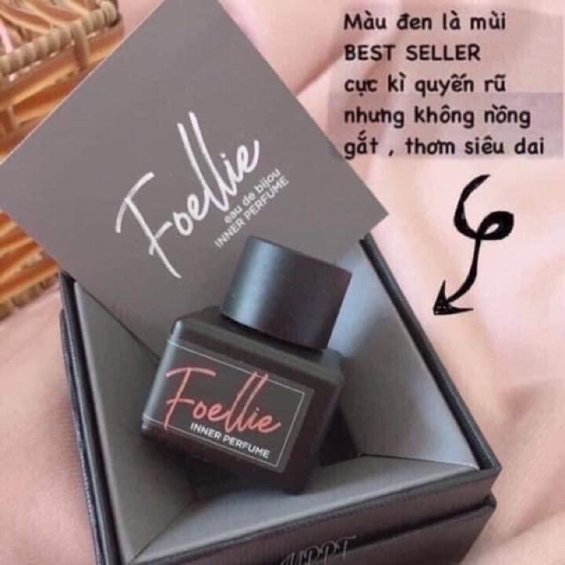 Nước thơm vùng kín foellie 5ml đen