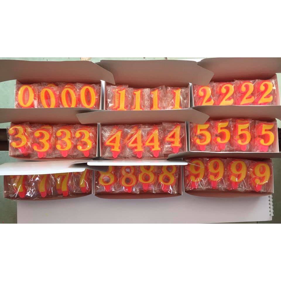 Phụ Kiện Trang Trí Bánh Sinh Nhật Bánh Kem - Hộp 20 Nến Số Siêu Rẻ
