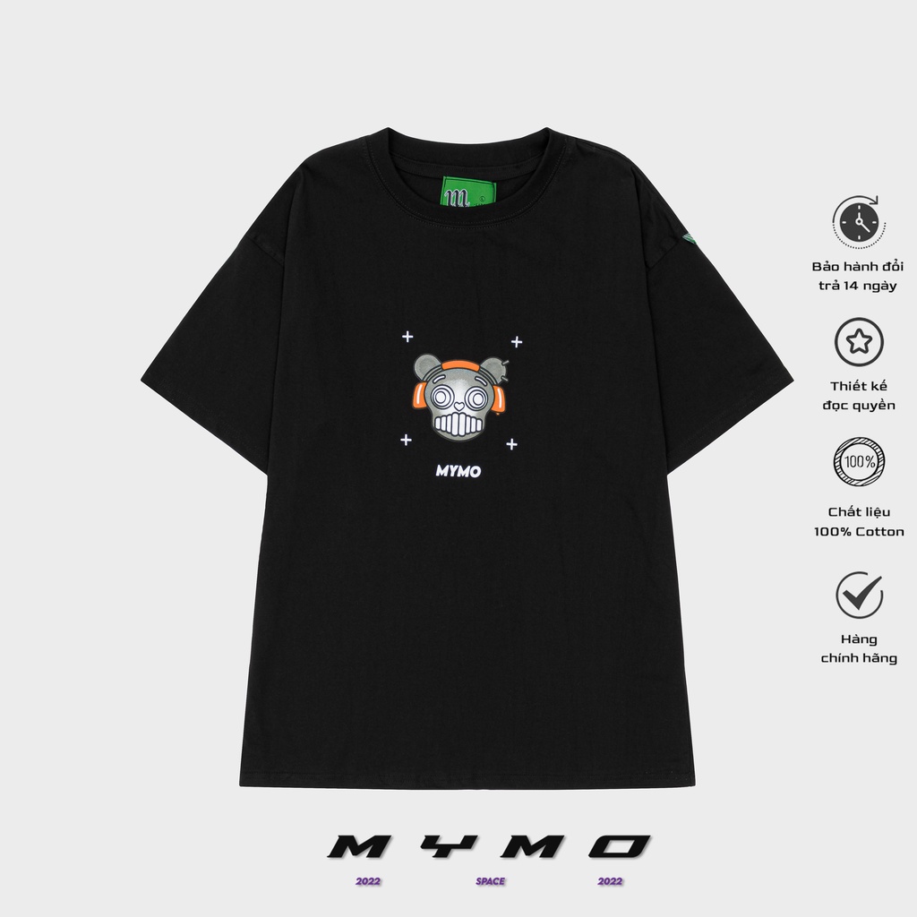 Áo Thun LocalBrand Mymospace " Cyber Bear " |Áo Thun Cotton Mịn Mát | Hàng Cao Cấp Chính Hãng