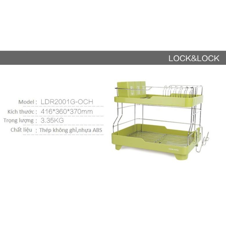 Giá để bát đĩa 2 tầng Lock&amp;Lock LDR2001