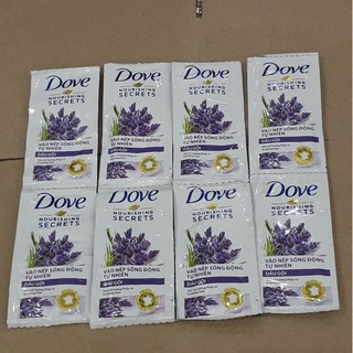 Combo 50 gói Dầu Gội Dove Vào Nếp Sống Động Tự Nhiên (tím)