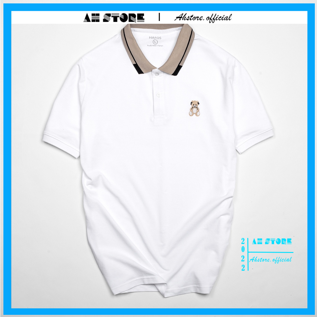 Áo polo nam cổ bẻ họa tiết thêu Teader, Áo thun nam chất liệu vải cá sấu Cotton mềm mịn chuẩn form - AHSTORE