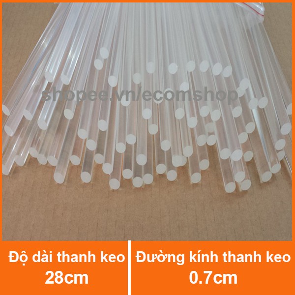 1 thanh keo silicon, keo nến nhỏ đường kính 0.7cm