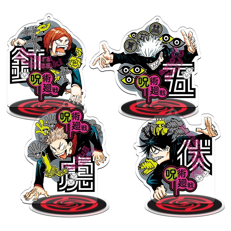 Standee mini JUJUTSU KAISEN Chú Thuật Hồi Chiến anime chibi mica trong acrylic mô hình trưng bày nhiều mẫu