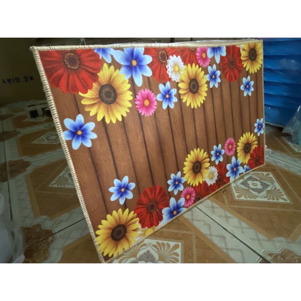 THẢM LAU CHÂN 3D CHỐNG TRƠN TRƯỢT 40x60CM