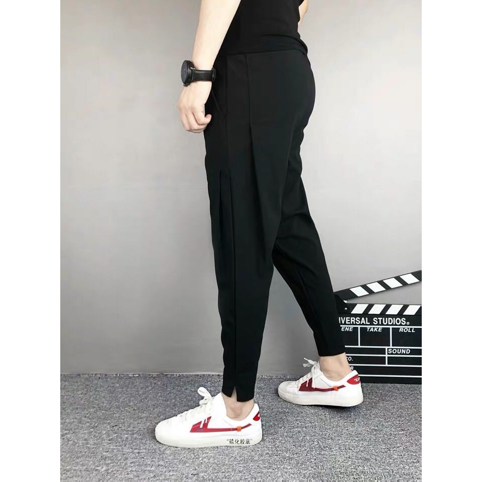 [RẺ VÔ ĐỊCH] Quần HAREM Nam Đẹp KOREA vải mịn co giãn màu đen [Thời trang nam] | BigBuy360 - bigbuy360.vn
