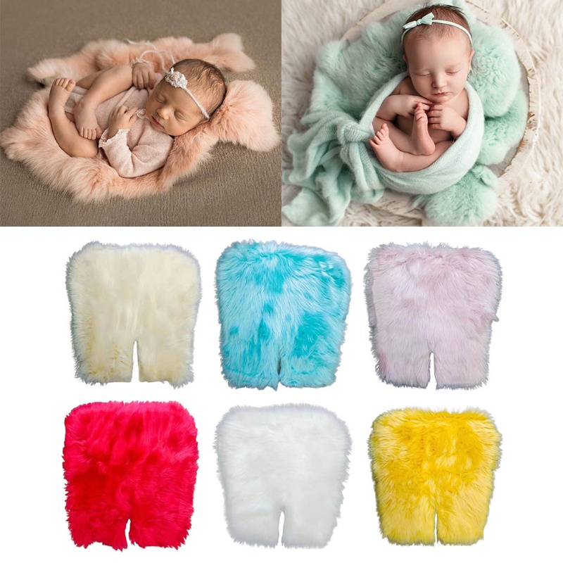 Thảm Lông Xù Làm Phông Nền Chụp Ảnh Cho Bé Sơ Sinh