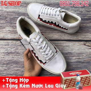 Giày cá mập trắng full size nam nữ