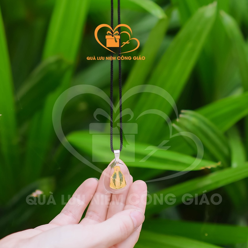 Vòng cổ in hình Đức Mẹ, Chúa Giê-su, dây chuyền in hình Công Giáo