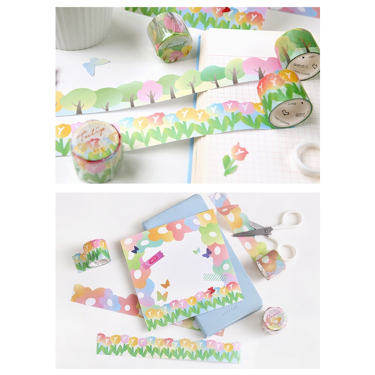 Sticker hình dán toploader decor washi tape chiết ruy băng confetti hình dán ribbon trang trí sổ polaroid BTS BlackPink