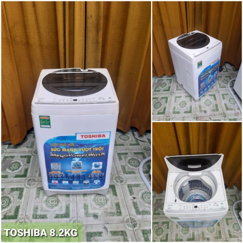 máy giặt toshiba 8.2kg qua sử dụng