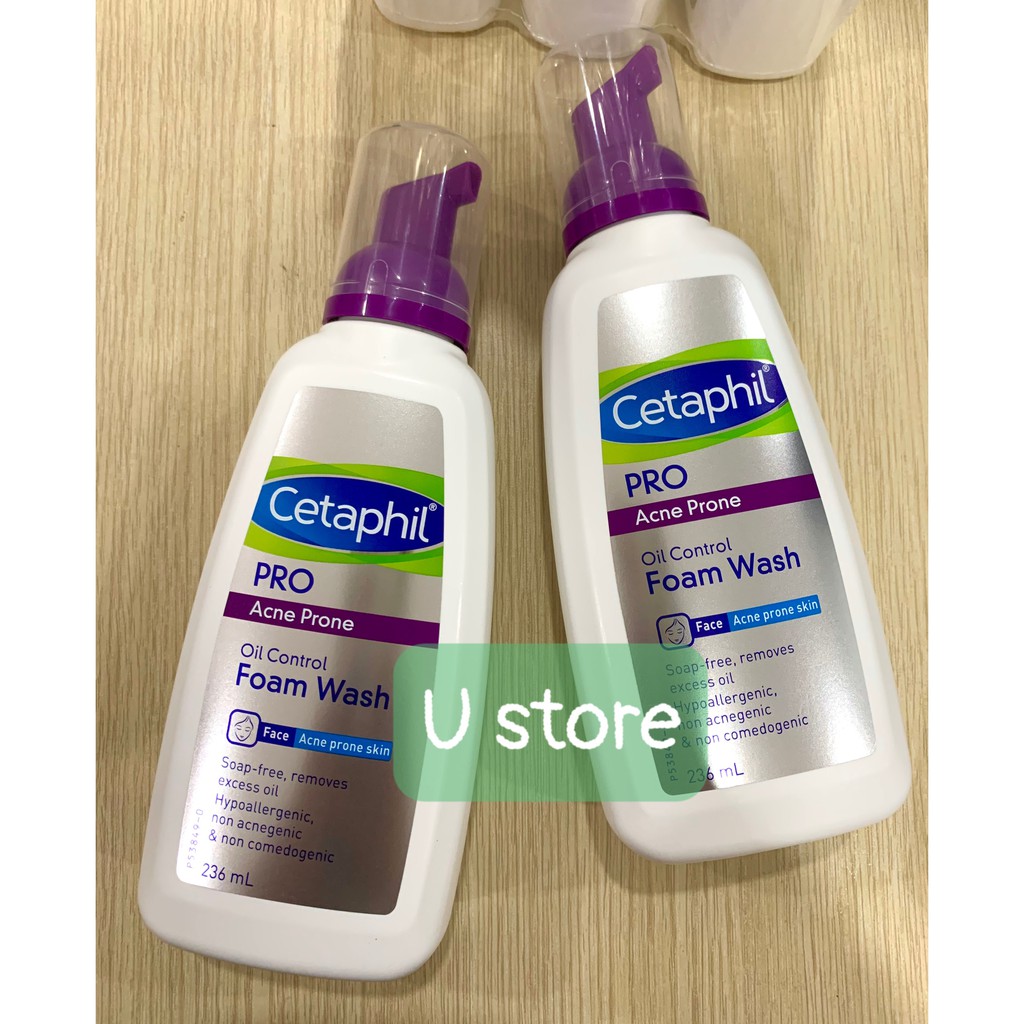 Sữa rửa mặt kiểm soát dầu Cetaphil pro acne prone oil control 236ml