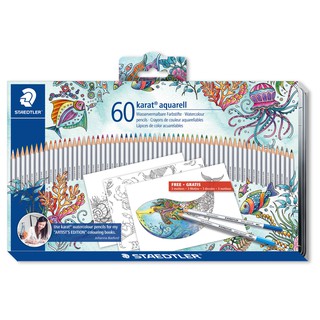 Bộ chì màu nước 60 cây staedtler karat aquarelle
