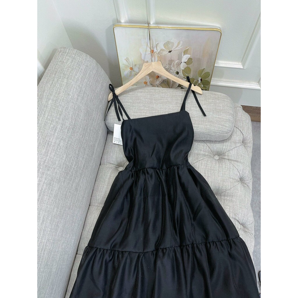 Váy Nữ , Đầm Maxi Hai Dây Chât Đũi Tơ Hai Lớp Siêu Xinh | BigBuy360 - bigbuy360.vn