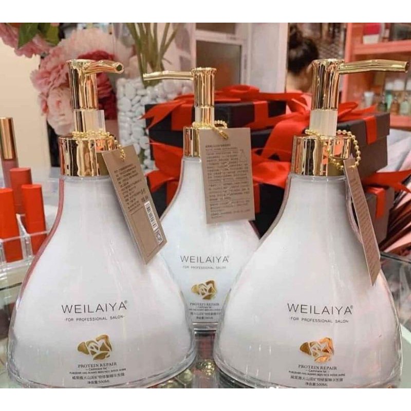 BÙN Ủ TÓC WEILAIYA PROTEIN REPAIR 500ml + Tặng Hũ Mini 50ml | BigBuy360 - bigbuy360.vn
