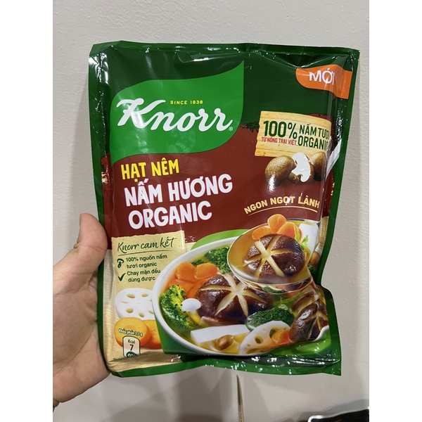 Hạt nêm chay nấm hương organic Knorr 380g