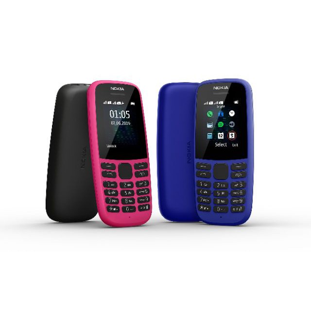 điện thoại nokia 105 2017 ( 1 sim) - bảo hành 12 tháng - new 99%