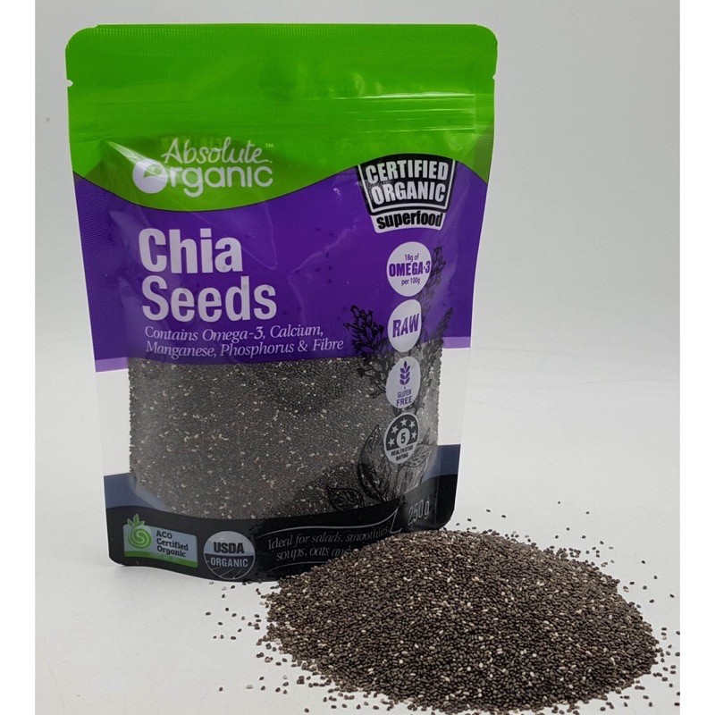 Hạt chia Úc Absolute Organic 50g (Tách từ gói nguyên 1kg)