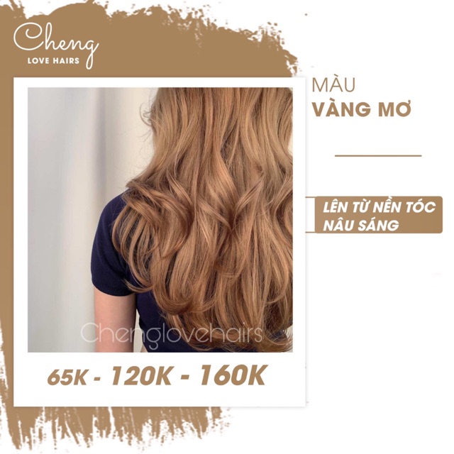 Thuốc nhuộm tóc màu VÀNG MƠ Chenglovehairs, Chengloveshair, Chengloveshairs, Chenglovehair | BigBuy360 - bigbuy360.vn