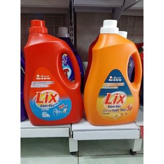 Nước giặt lix hương nước hoa/đậm đặc 3.6kg
