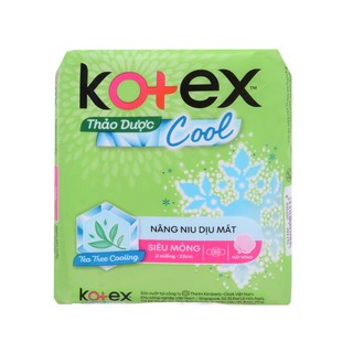 10 Băng Vệ Sinh Kotex Thảo Dược Cool
