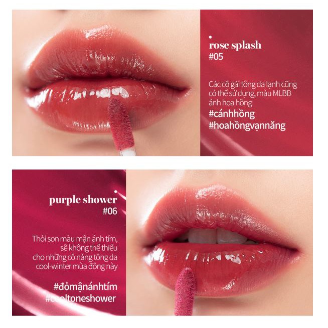 [Romand x Neonmoon] Phiên Bản Giới Hạn Son Tint Siêu Lì Romand Glasting Water Tint 4g | BigBuy360 - bigbuy360.vn