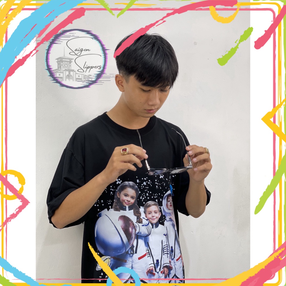 [HOT 2022] ÁO THUN UNISEX ADLV, ÁO THUN ADLV 3 em bé phi hành gia BIG SIZE Hot 2022