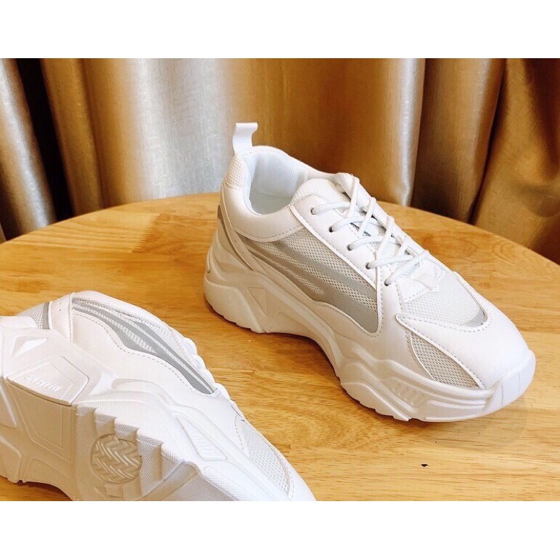 Giày sneaker thể thao, giày nữ độn đế h51
