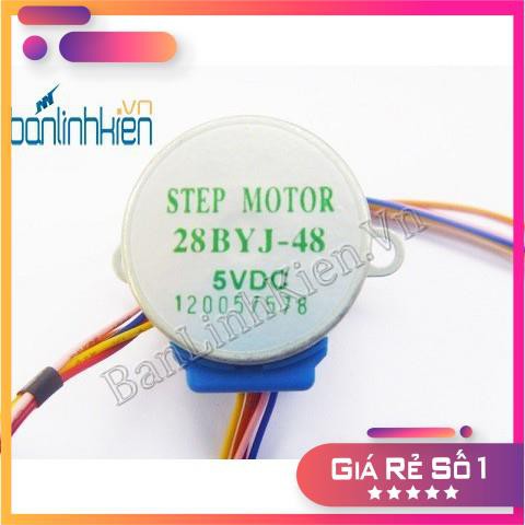 Động Cơ Bước 5V STEP MOTOR 28BYJ-48 5VDC