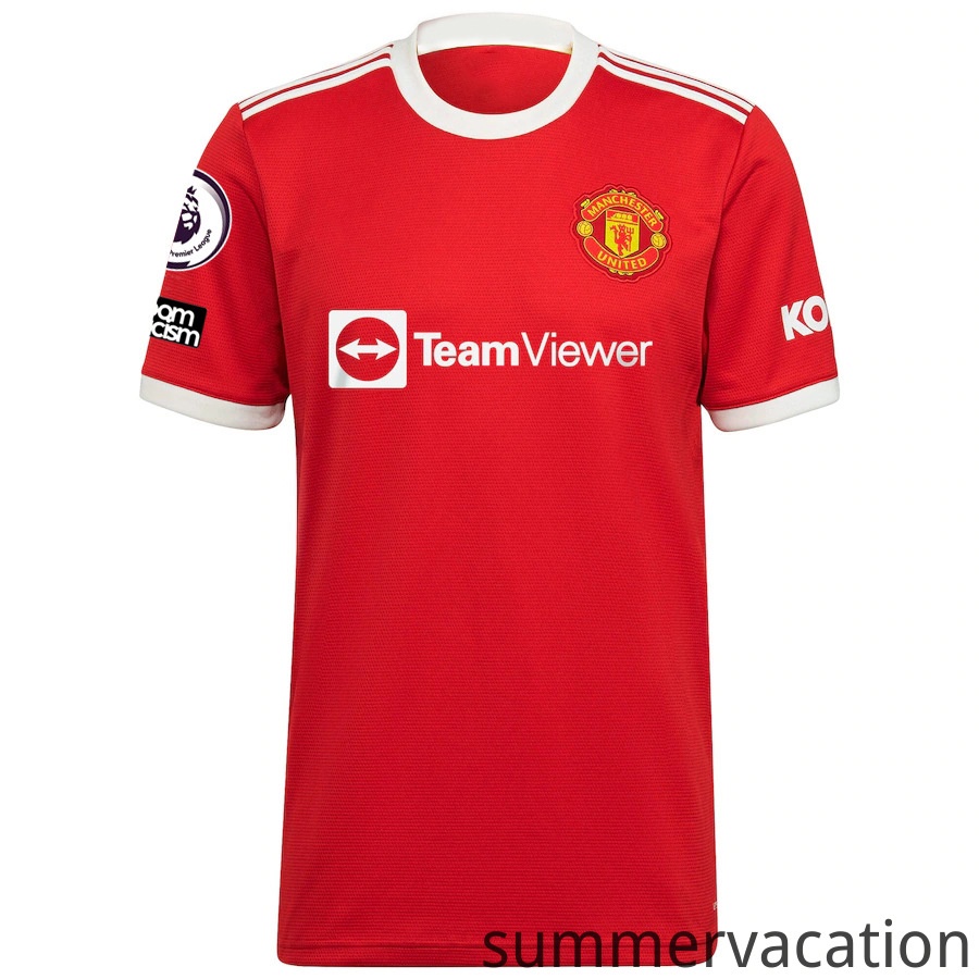 Áo thun thể thao tay ngắn in hình Manchester United 7 C Ronaldo 100-160 21-22 cho bé