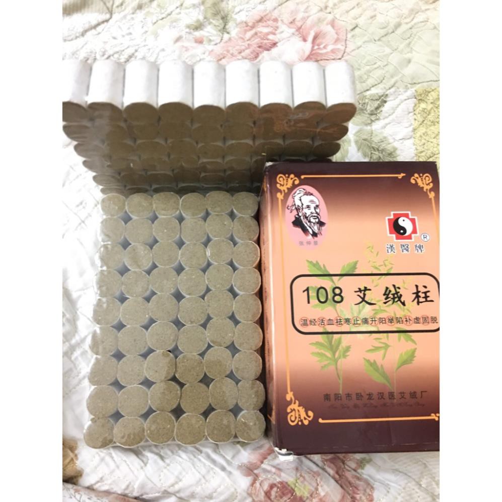 Nhang điếu ngải cứu 108 đoạn chữa đau lưng, thoái hóa đốt sống lưng - SPAMALL