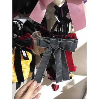 Dây buộc tóc nhung nơ nhiều màu size lớn
