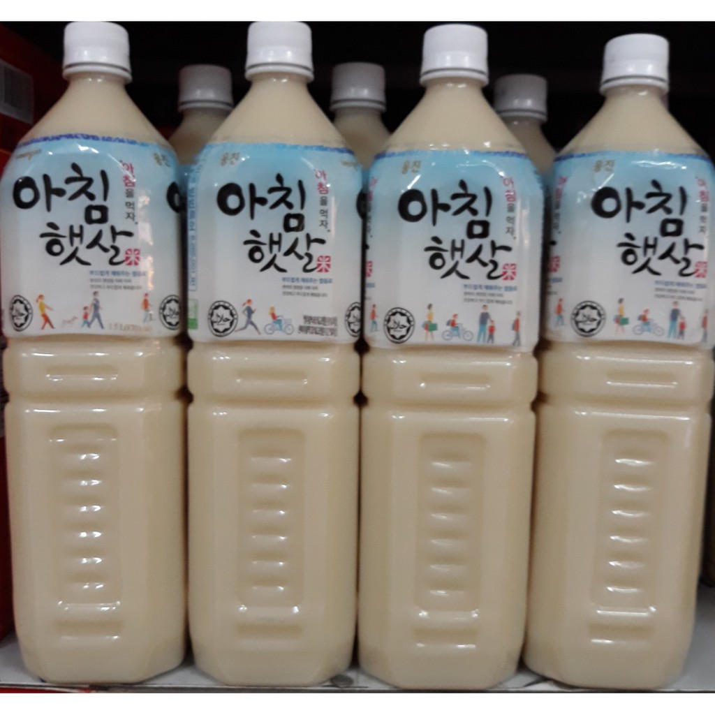 Nước Gạo Rang Woongjin Hàn Quốc Chai 1,5L (Morning Rice)