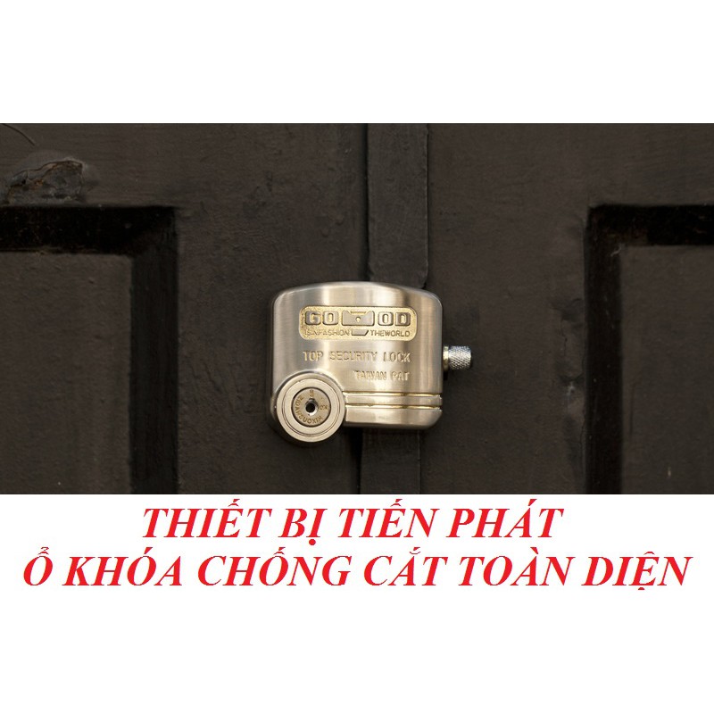 [CHÍNH HÃNG] Ổ Khóa Cửa Chụp GOOD Chống Cắt Toàn Diện Chìa Hỏa Tiển Cao Cấp Chống Trộm