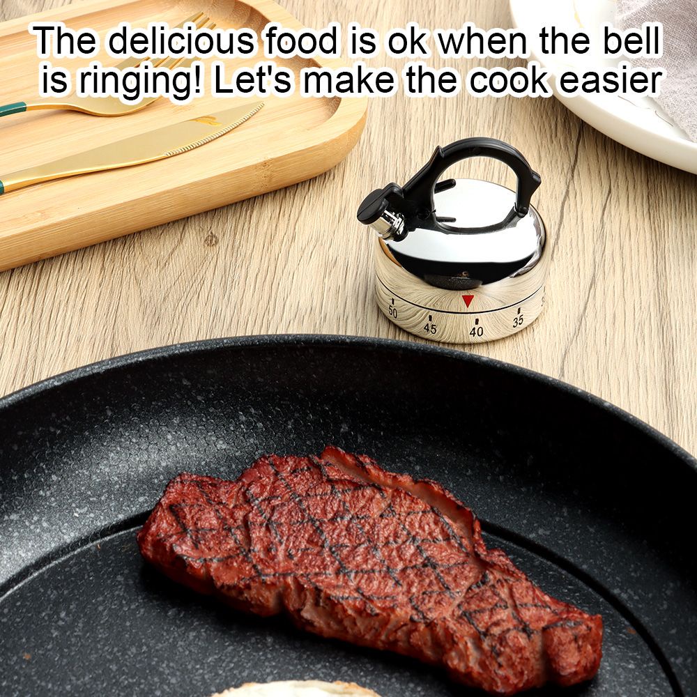 Đồng Hồ Hẹn Giờ Nấu Ăn 60 Phút Hình Ấm Trà