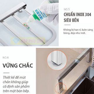 KỆ CHÉN (BÁT) ĐA NĂNG INOX 85cm và 95cm
