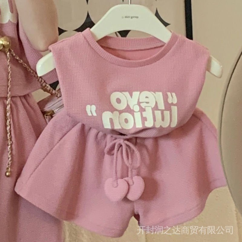 Bộ Đồ Thể Thao Hai Mảnh Mùa Hè Phong Cách Phương Tây In Họa Tiết Thời Trang Đường Phố Cho Mẹ Và Bé 2023