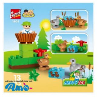 Bộ Lắp Ghép Vườn Thú Vui Nhộn Gorock 1002