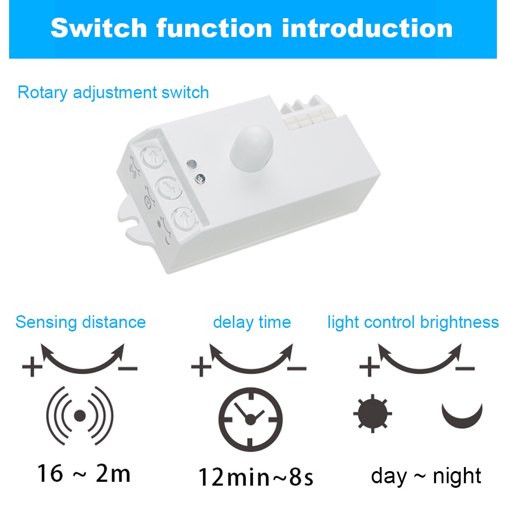 Công Tắc Cảm Biến radar Lò Vi Sóng 5.8G AC85-250V